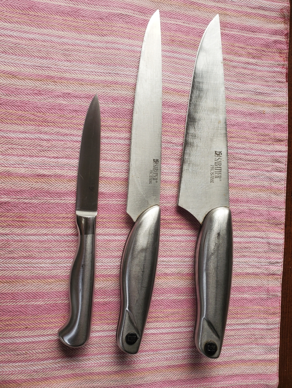 Set Of 3 SABATIER Knives